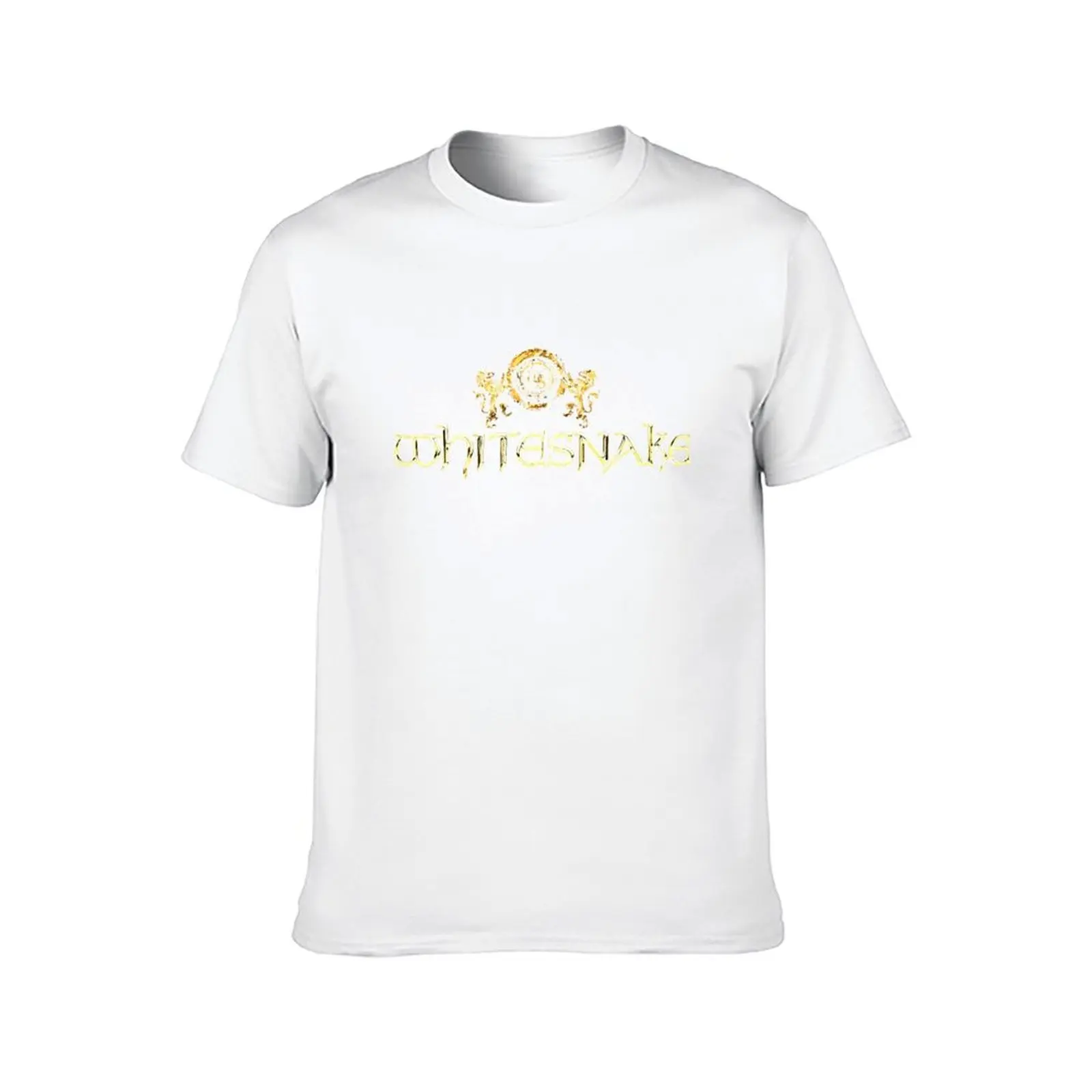 تي شيرت Whitesnake Merch تي شيرت مطبوع حسب الطلب تي شيرت للرجال من القطن تي شيرت مضحك