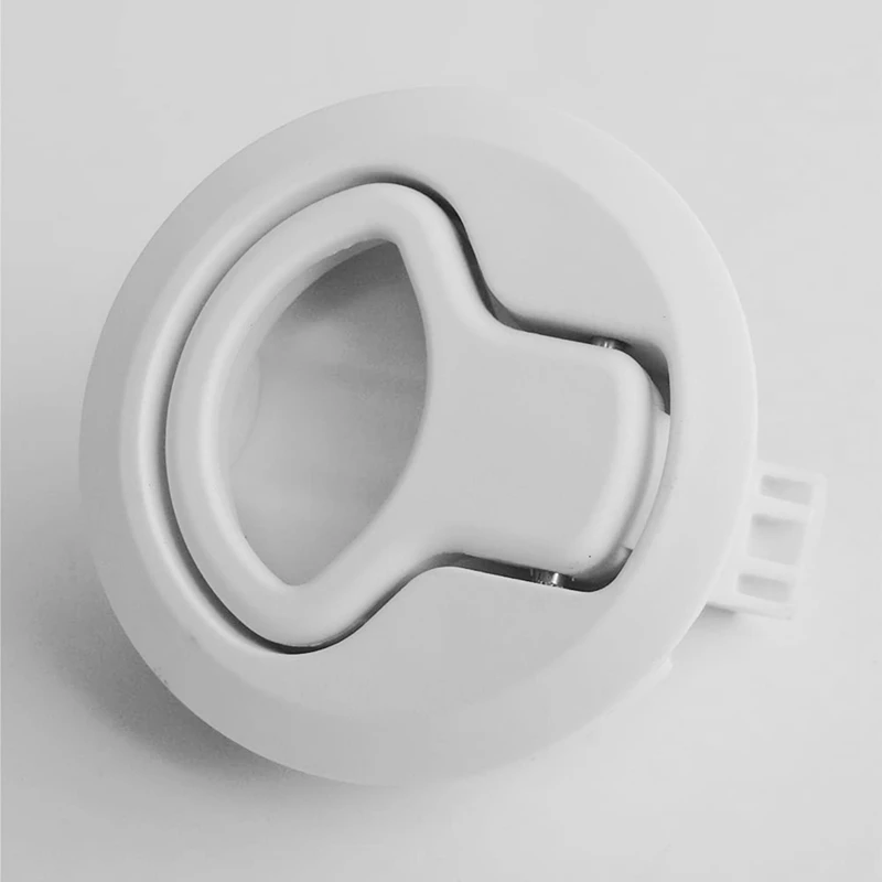 4X Boat Latch Slam Latch Flush Pull Slam Latch Round Pull Latch Marine Hatch Latch For Boat Deck RV Cabinet Door Drawers image 5