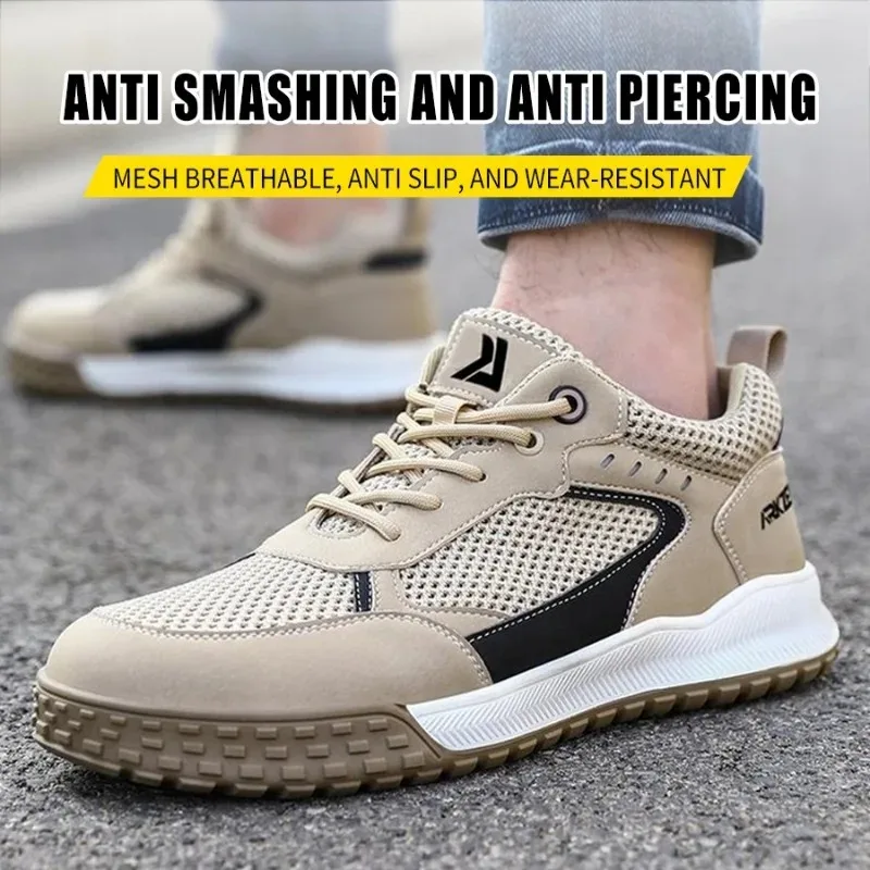 All-Season Wear-Resistant Work Shoes Anti-Slip Anti-Piercing Anti-odor Anti-Smashing Safe Comfortable Footwear Professional