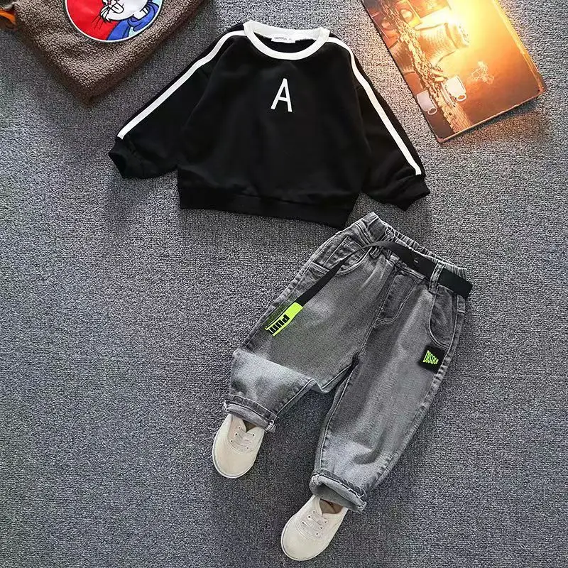 Ensemble deux pièces printemps-automne pour garçons, tenues Style coréen pour enfants de 2 à 6 ans, nouvelle collection printemps-automne 2023