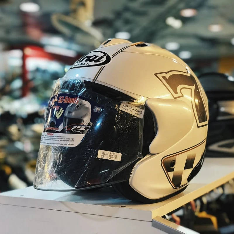 

Arai RAM5 Cafe Racer Half Helmet Unisex Motorcycle Off-Road SZ-R VAS Helmet Downhill Racing Mountain Cross Casco Capacete
