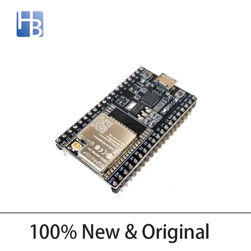 Esp32-devkitc Development board The ESP32 baseplate can be equipped with the WROOM-32D/32U WROVER module