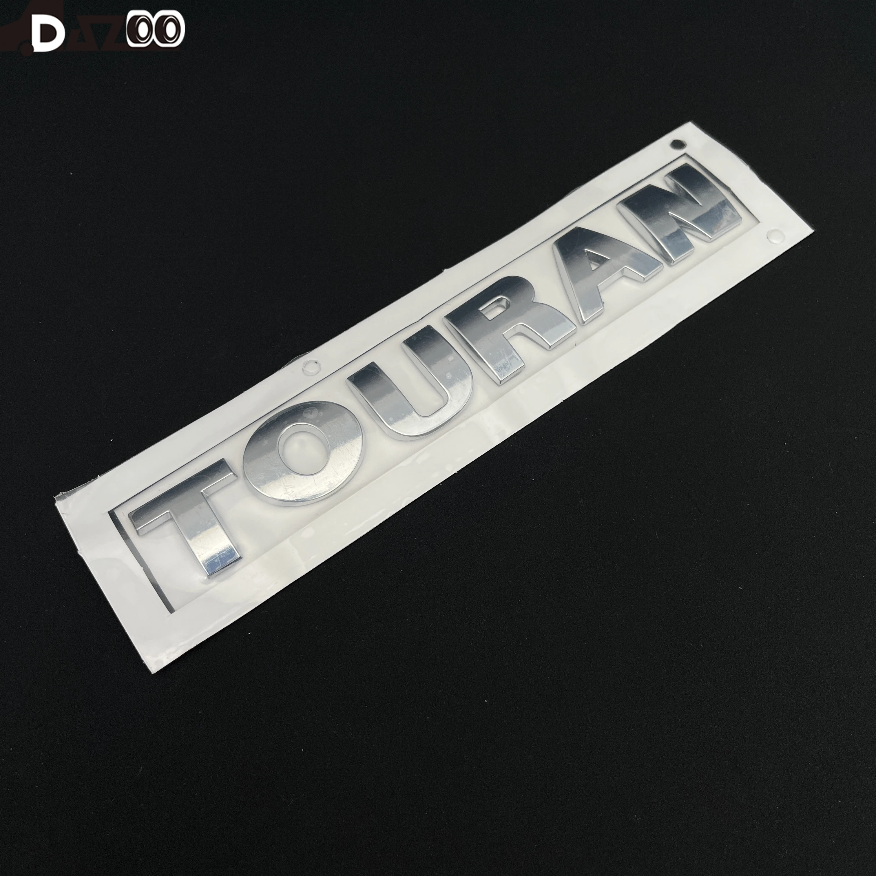 For Touran Car Letters Rear Trunk Decals Emblem Badge Logo Silver Character Mark Alphabet