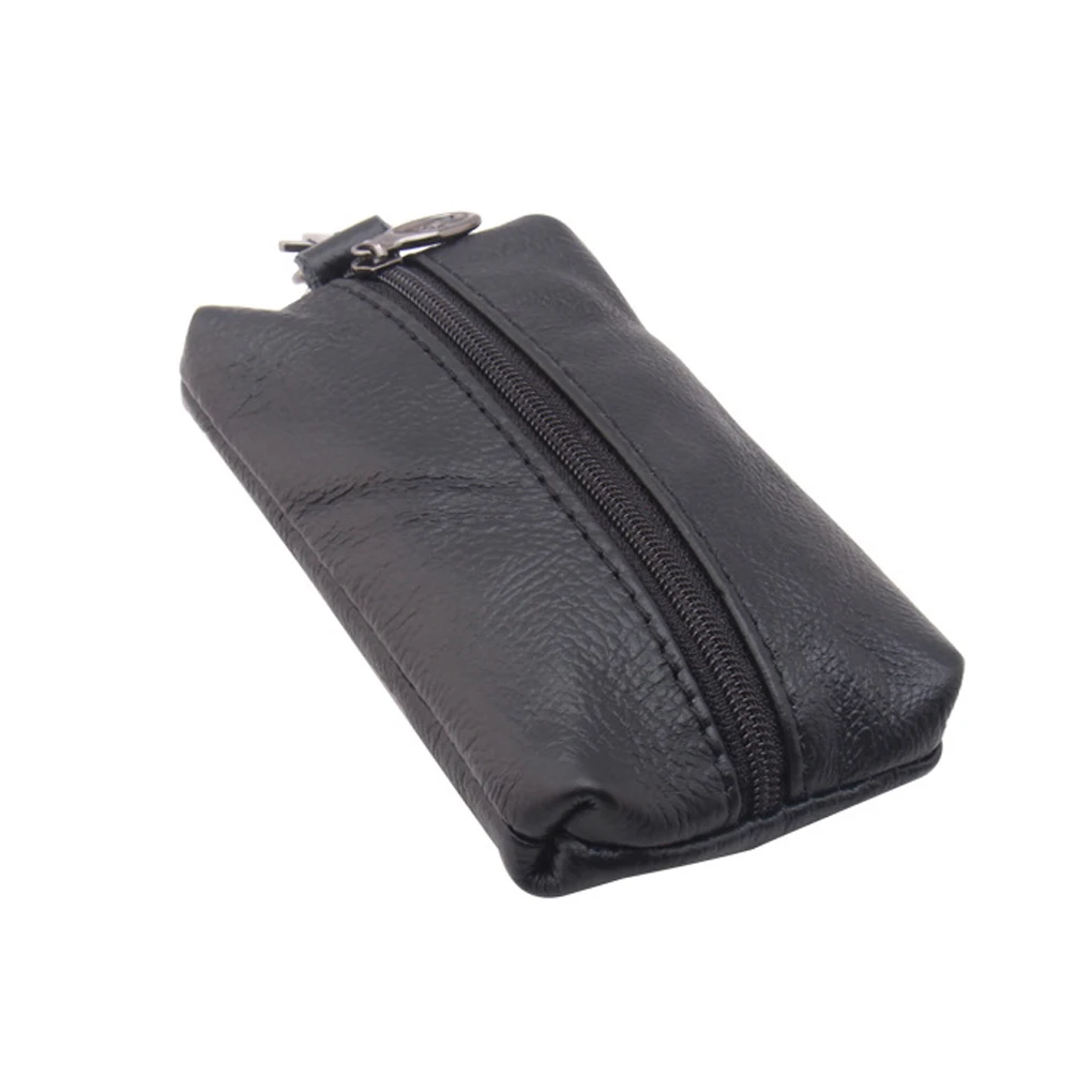 حافظة مفاتيح السيارة جلد الرجال النساء محافظ مفتاح حامل سستة حقيبة المفاتيح غطاء مدبرة المنزل يغطي للمفاتيح المنظم حافظة للبطاقات الهدايا