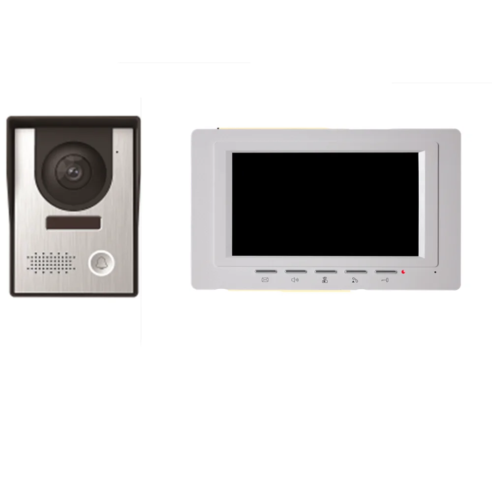 

7Inch IPS Monitor 1V1 Wired Intercom Video Door Phone Door Access Control System
