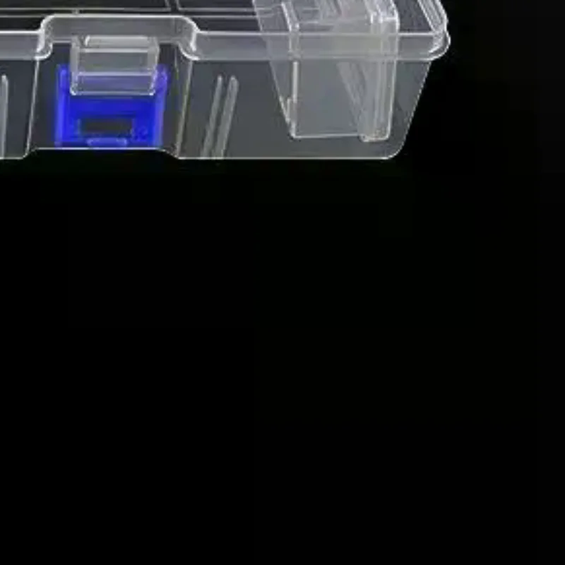 

Набор для творчества: Прозрачный прямоугольный пластиковый органайзер для хранения бисера, бусин, украшений и аксессуаров для ногтей