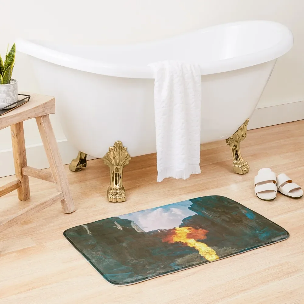 

bonobo migration Bath Mat For Toilet Baths Bathroom Entrance Door Washable Non-Slip Kitchen Rug Mat