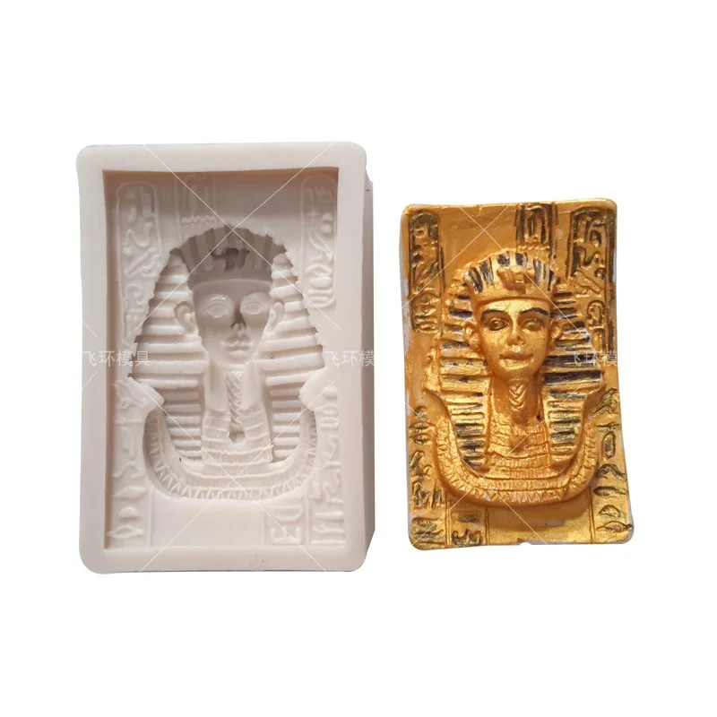 Egyptian Mythology Characters Silicone Mold For Fondant Candy Chocolate Epoxy Resin Sugar Craft Mould Pastry Cake Decorating