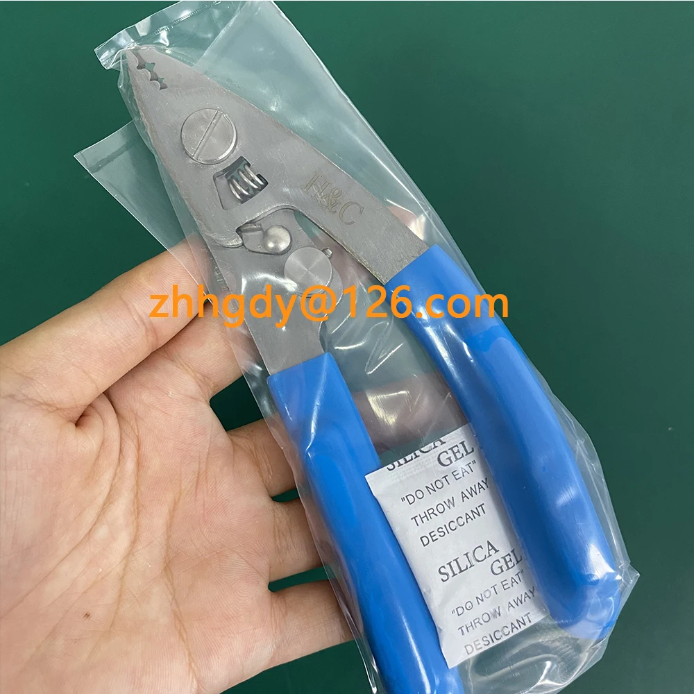 Stainless Steel Three-port Fiber Stripping Pliers FTTH Tool Fiber Optic Wire Stripper