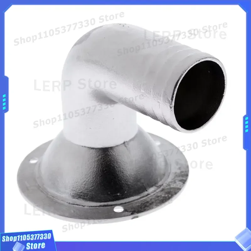 316 Stainless Steel 90 Degree Elbow Fitting for Yacht Cockpit Drain Polished Surface ISO9001 Certified Easy DIY Installation