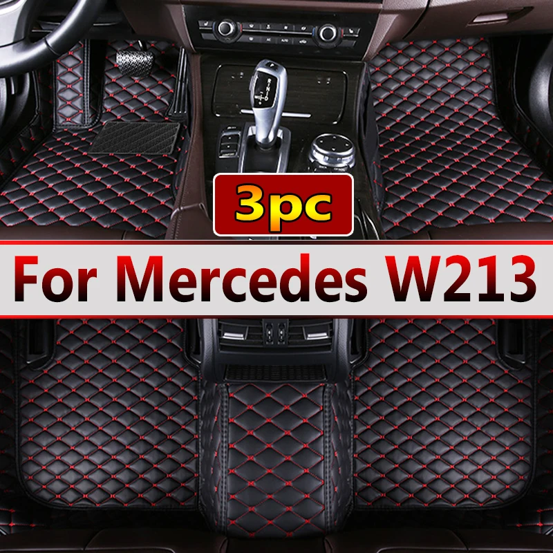 

Car Floor Mats For Mercedes W213 2017-2020 DropShipping Center Auto Interior Accessories Leather Carpets Rugs Foot Pads