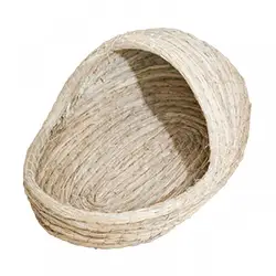Woven Grass Natural Cat Bed Sleeping Bed Cat Scratch Rattan Bed Slipper Shape Rabbit Hamster Squirrel Mat Guinea Pig Nest House