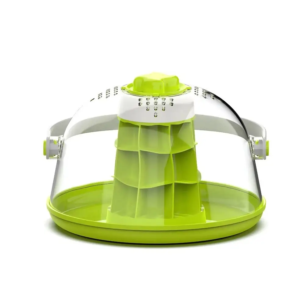 Breathable Snails Breeding Tank Removable with Handle Insect Feeding Bin Prevents Escape Transparent Reptile Observing Box