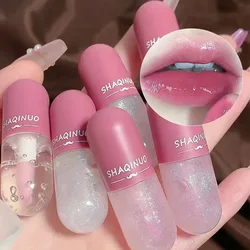 Mini Capsule Jelly Lip Gloss Color Change Glitter Lip Glaze Waterproof Long Lasting Moisturizing Lip Oil Lips Makeup Cosmetics