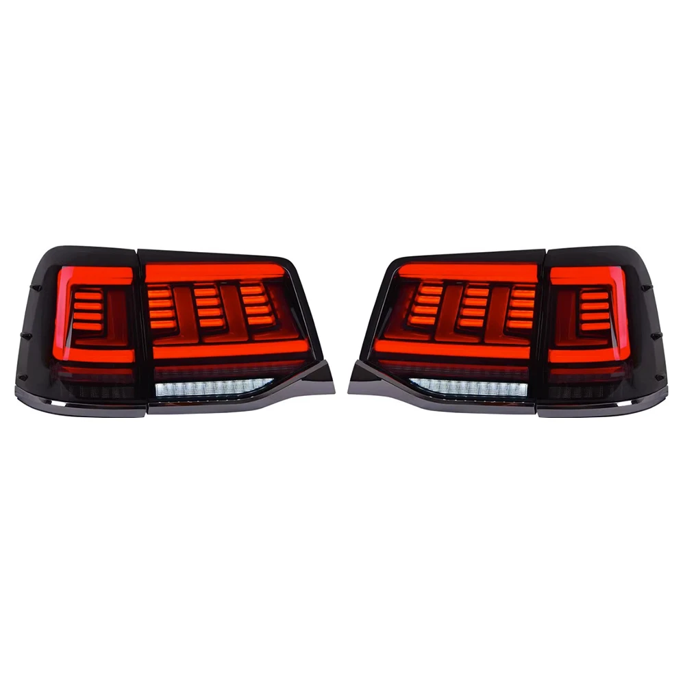 Car Plug And Play Tail Light Assembly For Land Cruiser 2016-2022 Rear Running Lamp Brake Reverse Dynamic Turn Signal Tail Light