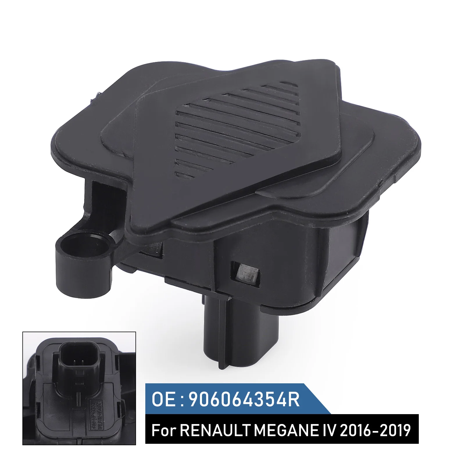 For Renault Megane IV 2016-2019 Tailgate Switch Trunk Latch Mechanism 906064354R 90606-4354R Trunk Door Lock Plastic Metal 12V