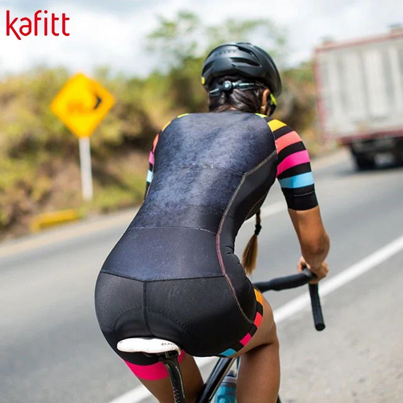 New pro ducts 2024 triathlon 9D cycling jersey shorts one-piece jersey tight suit skirt pants swimming swimwear women