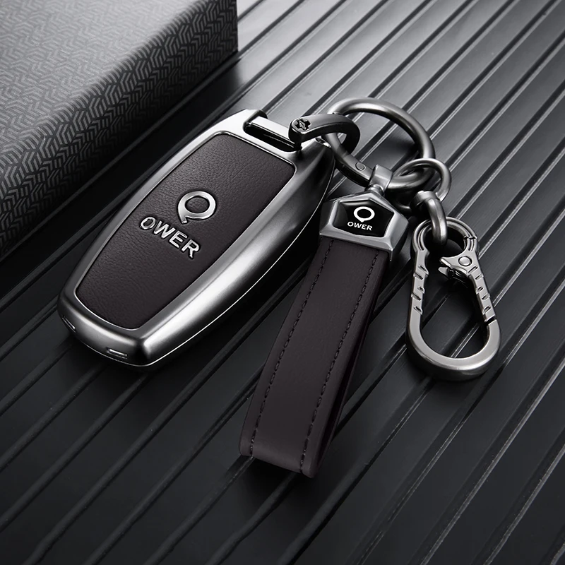 Car Key Case For GWM Cannon Poer Zinc Alloy Full Cover Anti Scratch Anti Fall Cannon Alpha Poer Sahar GWM Ute Car Accessories
