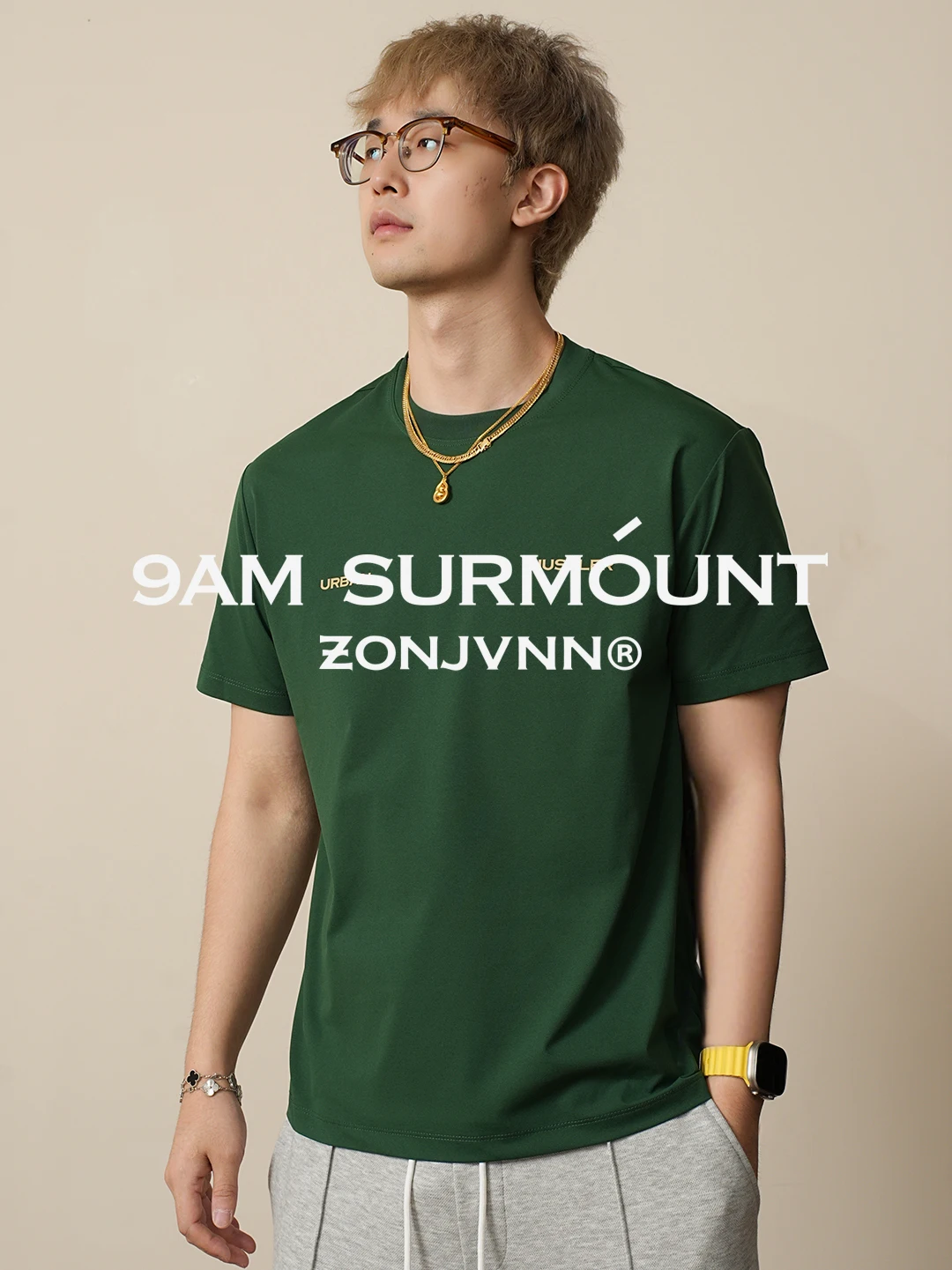 

ZONJVNN Qui Dry Clone Хлопковая футболка ort Sve Мужская повседневная универсальная летняя футболка с американским принтом и подставкой Spor