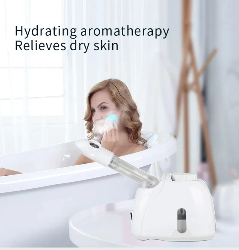 Facial Hot Spray Steamer with Extendable Arm Steaming Warm Mist Humidifier for Face Spa Sinuses Moisturizing, Home Use Or Salon image 4