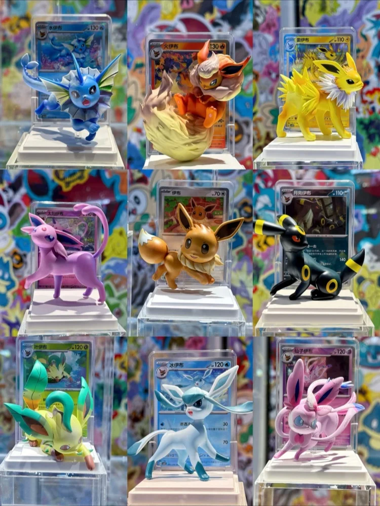 Heißer Verkauf Original Pokémon Eevee Set Ptcg Dream Brush Blind Box Dritte Serie Anime-Display-Zubehör Sammlerstücke Spielzeug