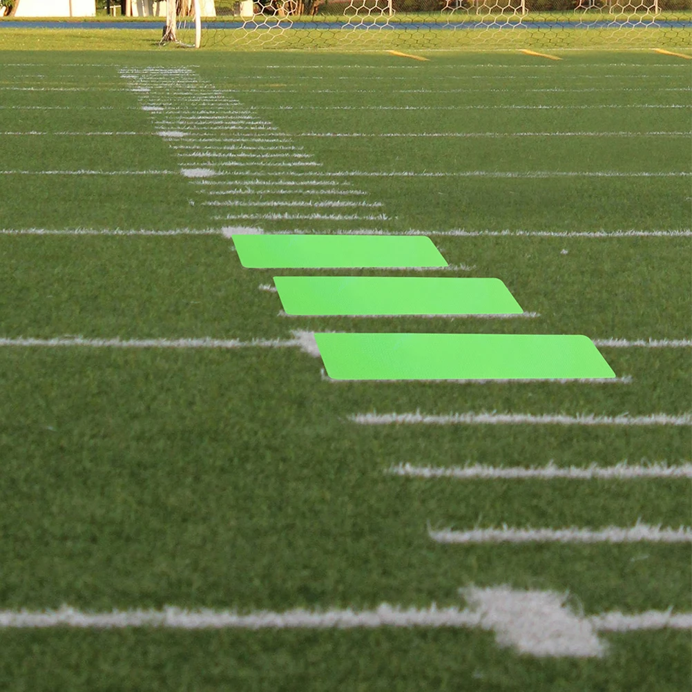 

6Pcs Green Line Boundary Markers Court Line Marker Kit PVC Outdoor Sports Training Equipment Tennis Basketball Volleyball Court