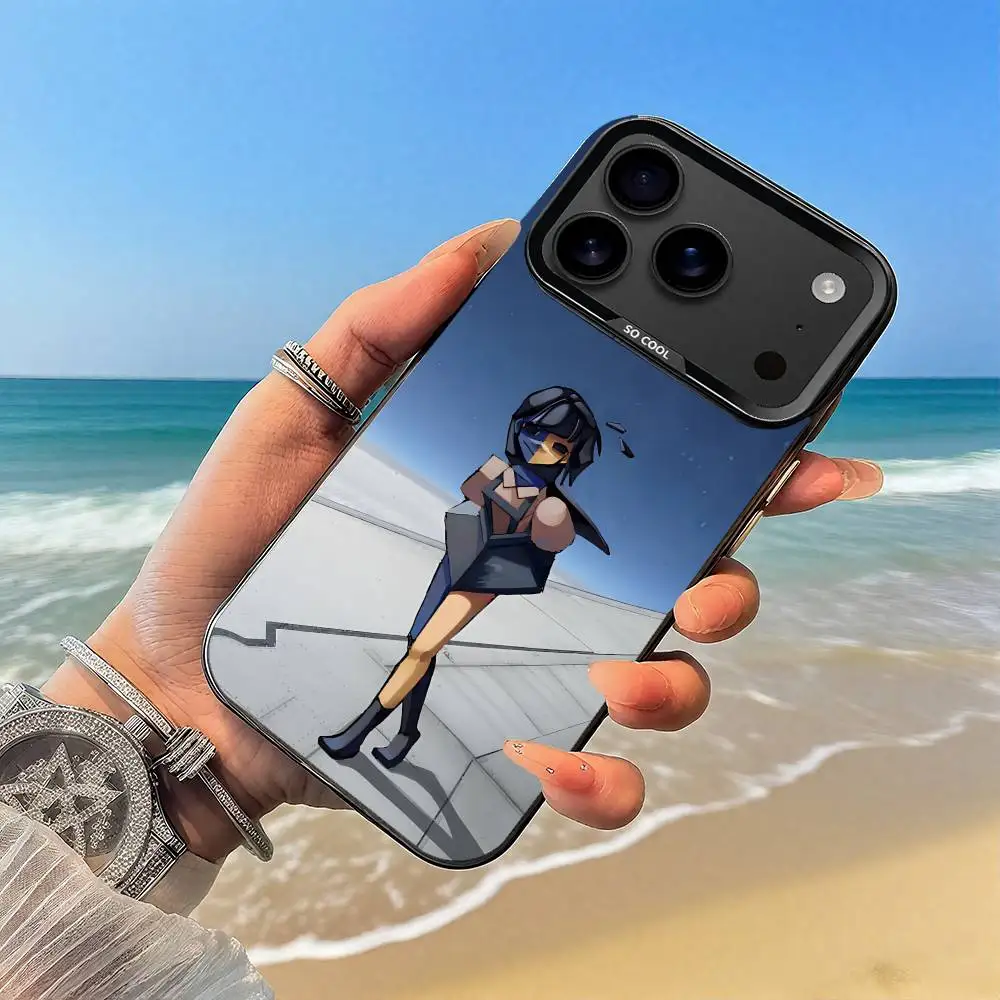 E-ENA Dream B-BBQ GAME Funda para teléfono Funda negra para iPhone17,16,15,14,13,12,Pro,Max,Plus,E,SE4,Air,Mini