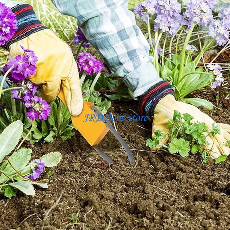 

A2UD Портативный садовый бандитовый ручной инструмент для прополки с петлей, дизайн железной петли и для острых лезвий