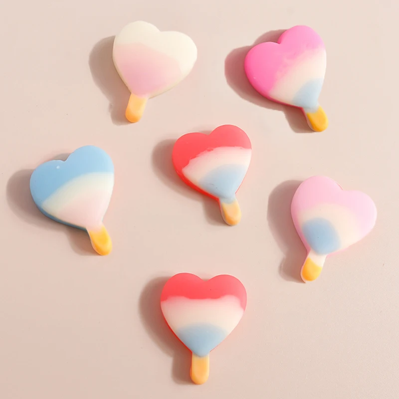 10 Stück Mix Mini Süße Lebensmittel Dessert Donut Kuchen Flache Rückseite Harz Cabochon Verzierungen DIY Scrapbooking für Mädchen Haarschleifen – Detail 29