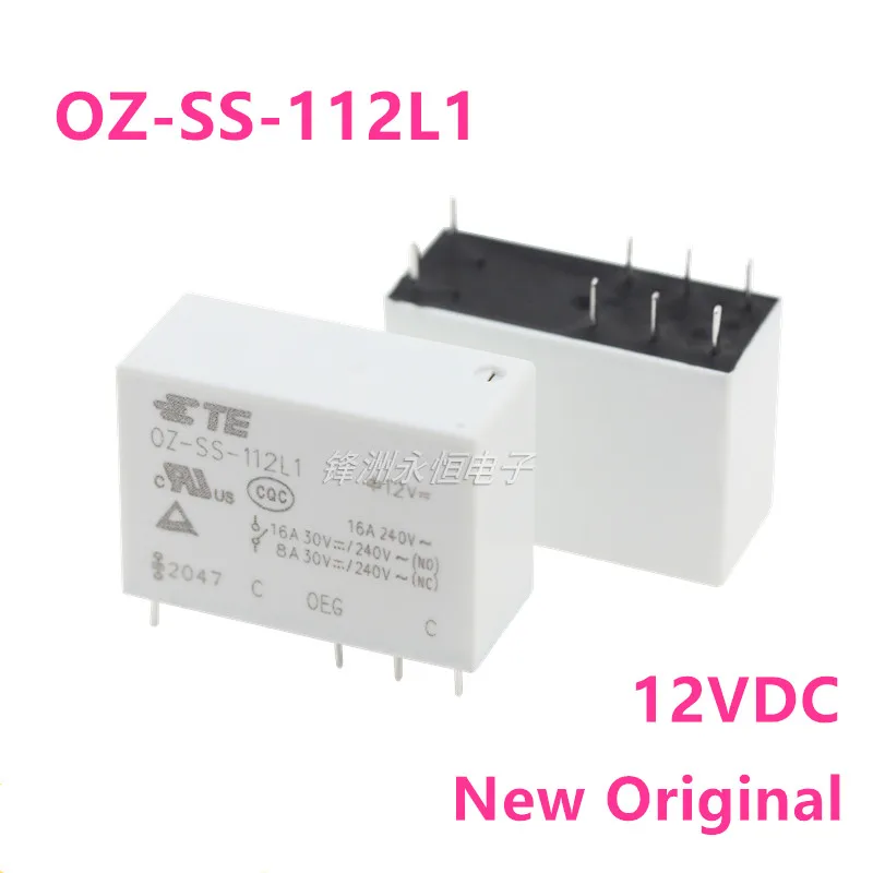 

1Pcs OZ-SS-112L1 OZ SS 112L1 12VDC 12V relay 16A 8PIN TE Original New