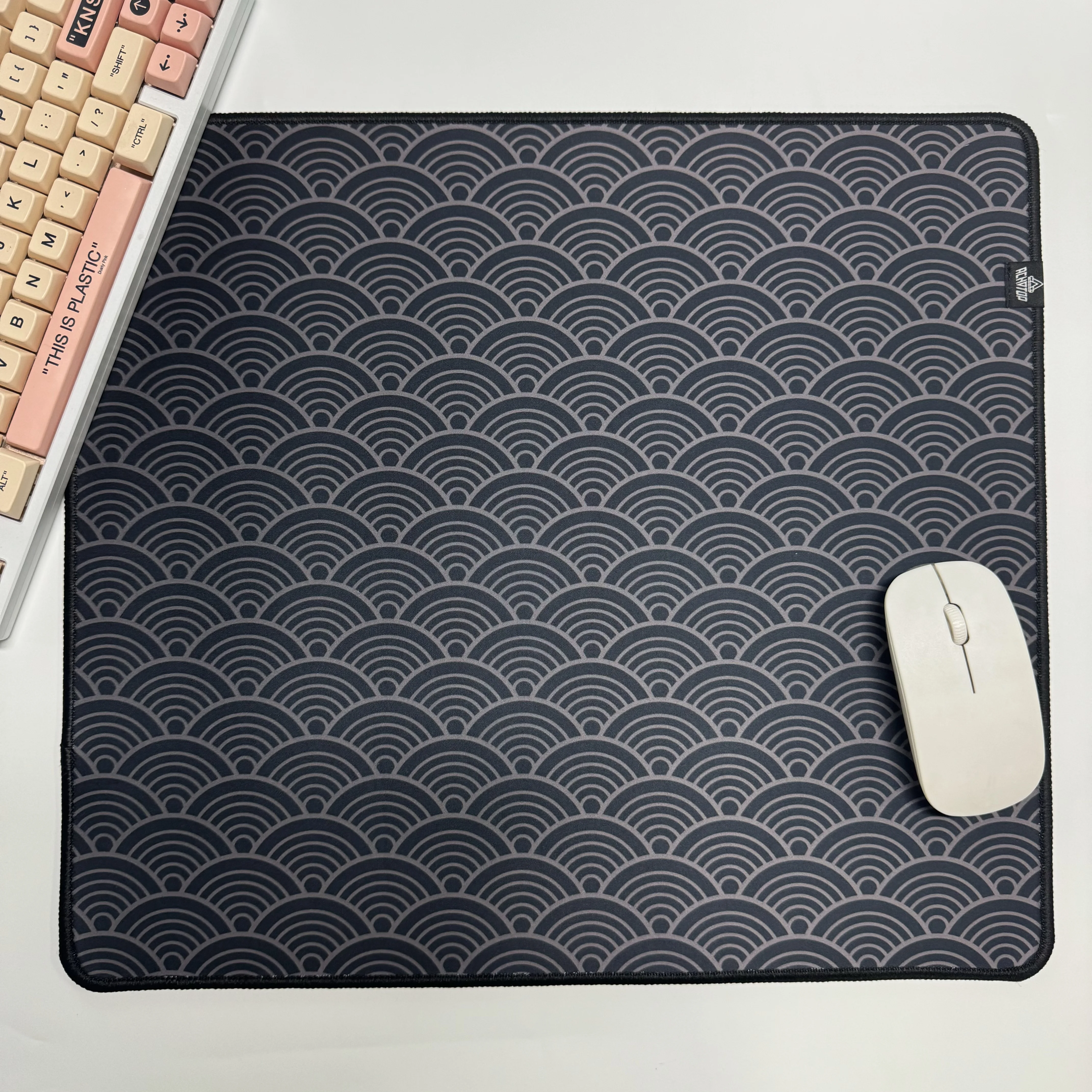 Control Mousepad Gaming Mouse Pad Individuality Geometry Strata Liquid Pattern Mouse Mat Keyboard Pads Gamer Desk Mat 40x45cm