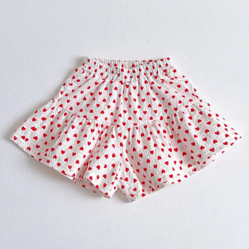 K2655 Girls Plaid Short Pants Summer Skirt Thin Versatile Black Plaid Shorts for Kids image 5