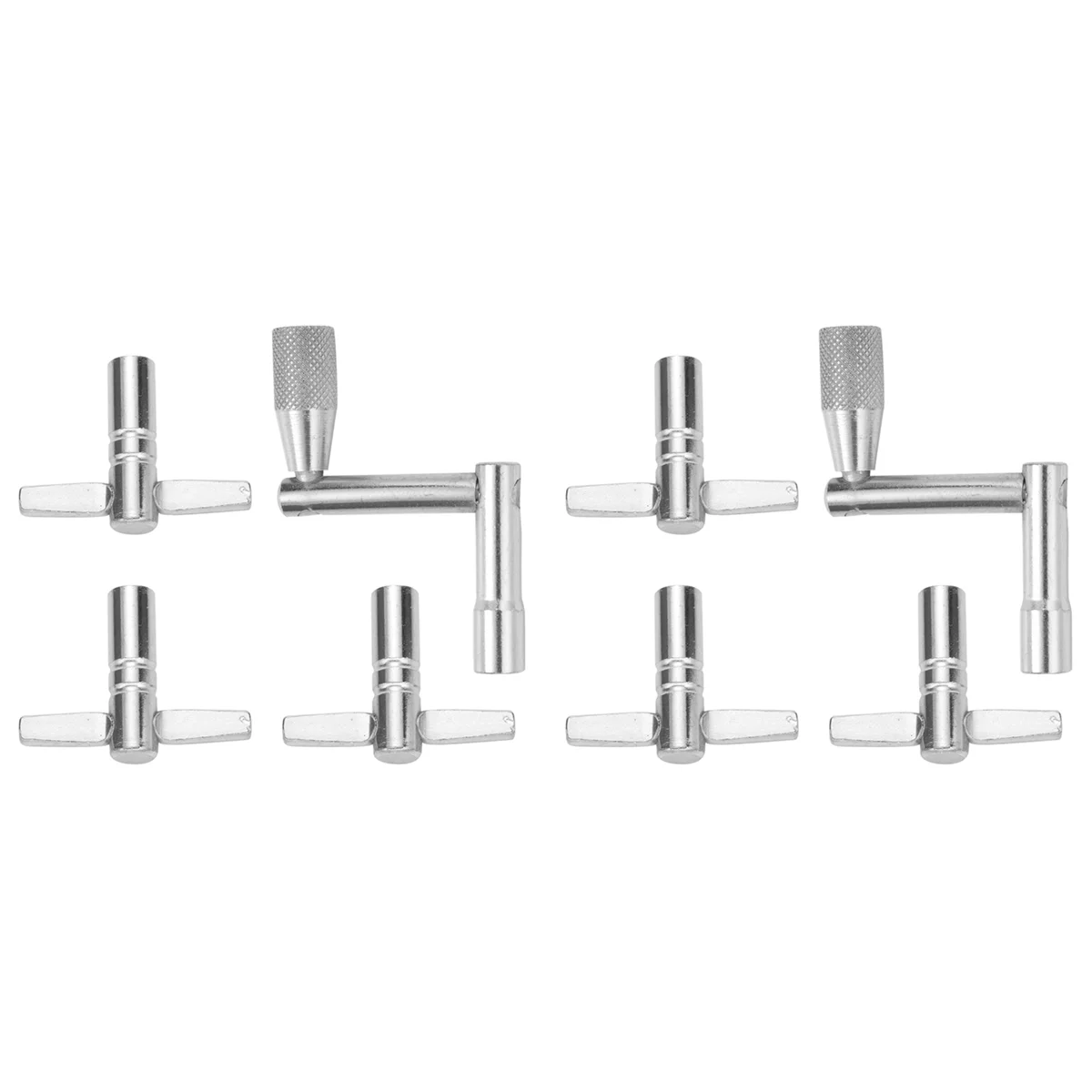 Drum Key 6-Pack with Continuous Motion Speed Key Universal Drum Tuning Key-ABJQ