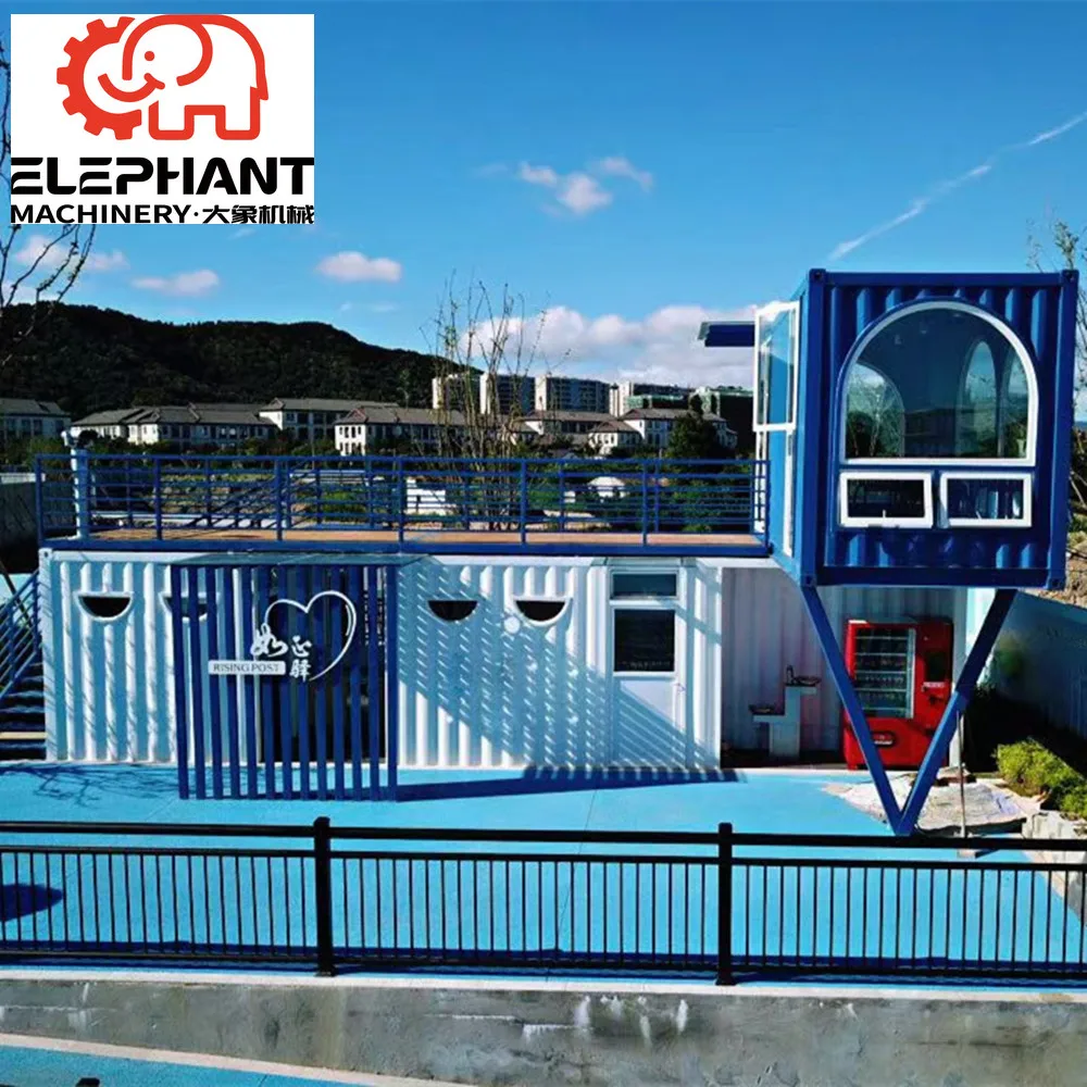 New Small Container Renovation Commercial Street Mobile Convenience Store Design Scenic Area Creative Container Store