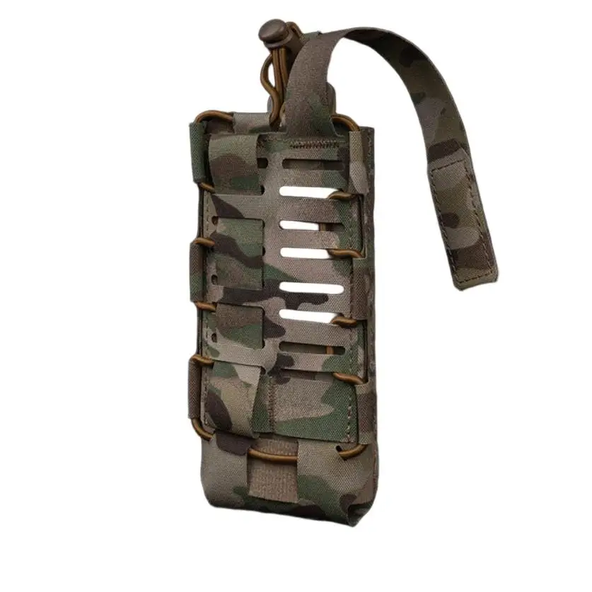 Radio Pouch Tactical Vest MOLLE Accessory Bag Communication Equipment Storage Bag