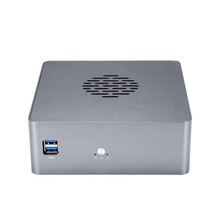Qotom Q610G6 Firewall Appliance Mini PC with Celeron G3900 Dual Cores Processor 6 LAN 2.8GHz Fan Design