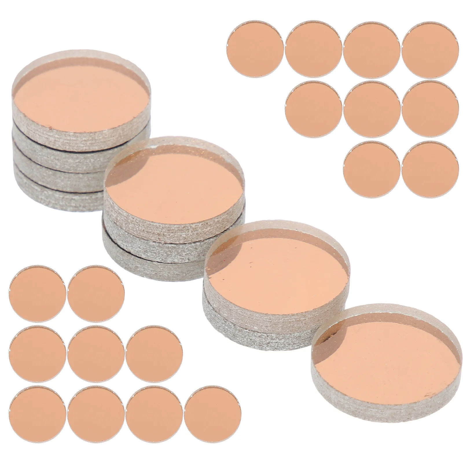 

Набор матовых круглых стеклянных мозаичных элементов для рукоделия, зеркальные кусочки для декора, материалы для DIY-проектов