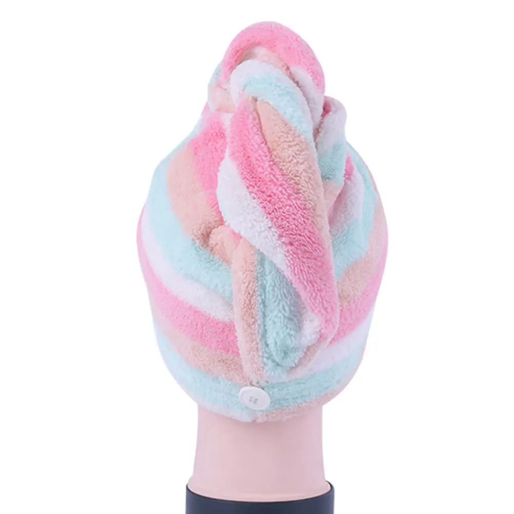 

Quick Dry Hair Drying Cap Super Absorbent Microfiber for Women Frizz Free Split End Protection Home Spa Essential