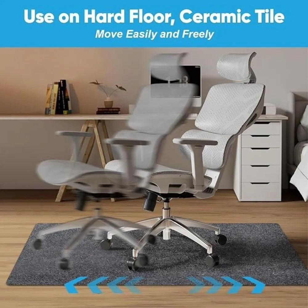 Non Adhesive Office Chair Mat Self-adhesive Anti Slip Wooden Floor Protection Pad Floor Protector Carpet Wood Floor Protection