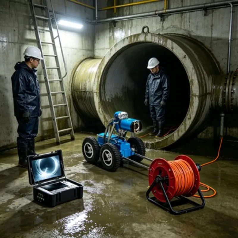 High Quality Pipeline Inspection Equipment / Sewer Pipe Inspection Camera Robot / Pipeline Detection Robot