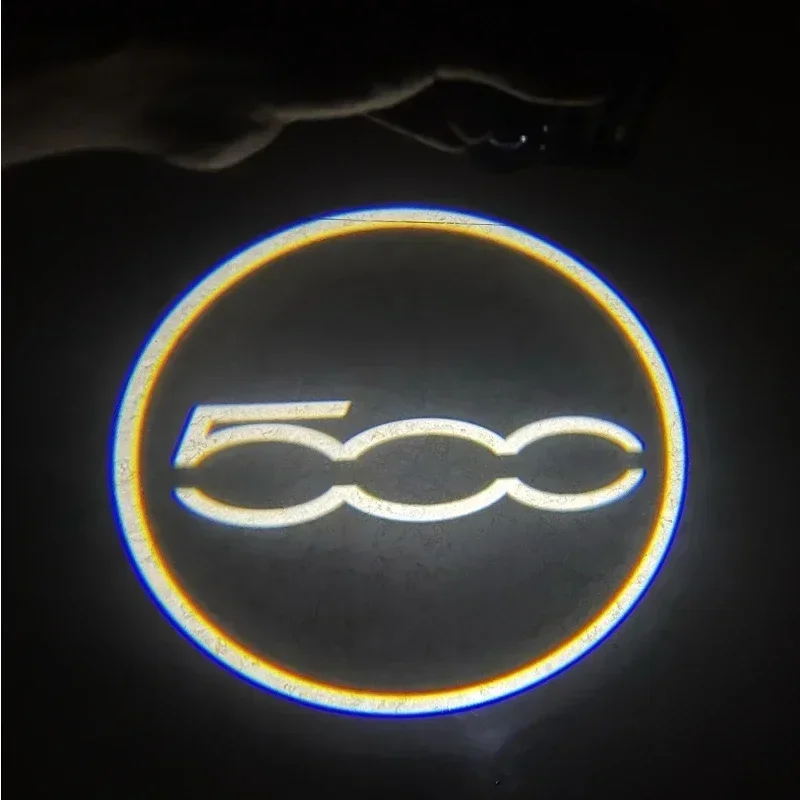 

Led Car Door Welcome Light Laser Projector Logo Ghost Shadow Lamp for Fiat 500 X Doblo Stilo Freemont Ducato Tipo Panda Bravo