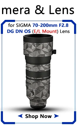 Hinefilm-Schutzfolie für Sigma 14 F1.4 FE / L Objektiv, Dekorfolie 14F1.4, Objektivhülle für Sigma 14mm F1.4 DG DN Art Objektiv, Schutzfolie – Detail 2