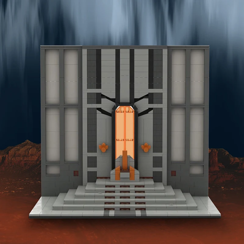 

MOC-146841 Мандалорский трон, модель комнаты, блоки, креативная сцена, серия, блоки для гостиной, декоративные украшения, кирпичи, игрушки, подарки