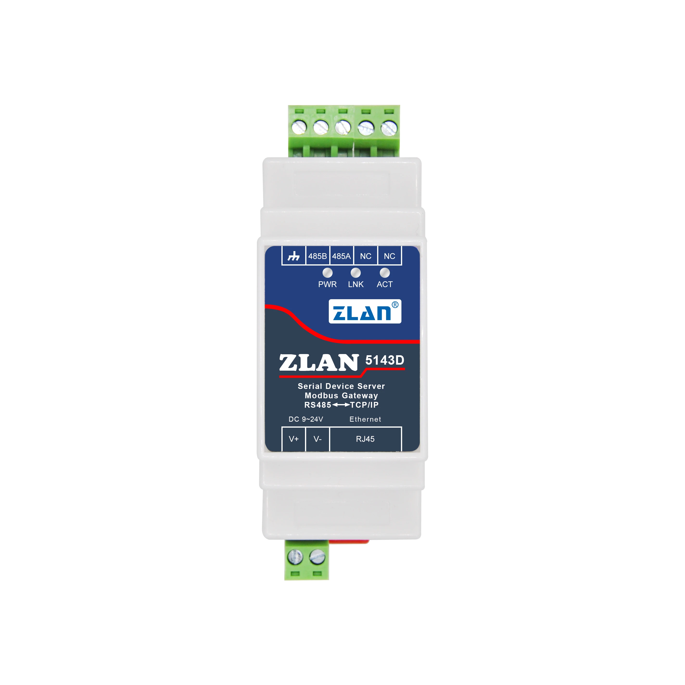 Imagem -03 - Modbus Rtu Tcp Gateway Serial Industrial para Ethernet Conversor Rs485