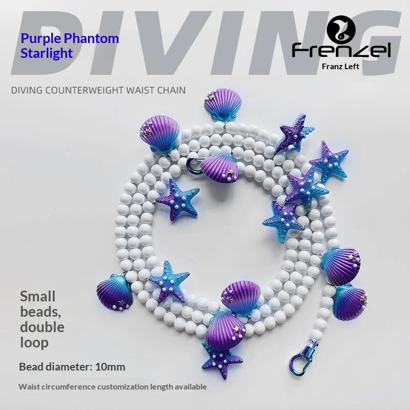 معدات الترجيح أزياء حورية البحر للغوص الحر، ملحقات توازن ذيل حورية البحر لحوض السمك تتميز بكتل وزن قابلة للفصل #4