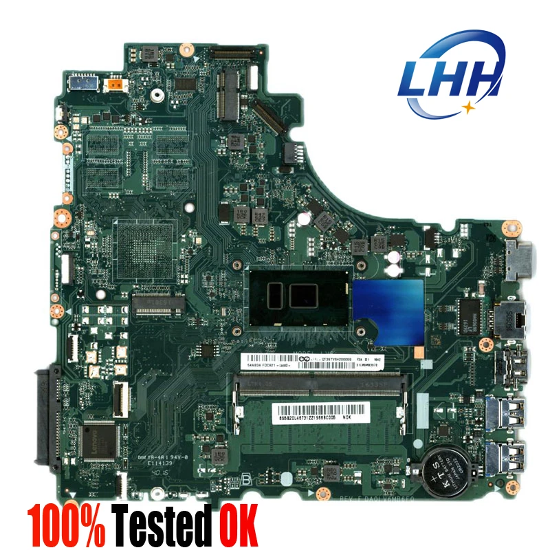 

DA0LV6MB6F0 MainBoard for Lenovo Ideapad V310-15ISK Laptop Motherboard with I3-6100U CPU UMA DDR4 4GB-RAM 100% Tested