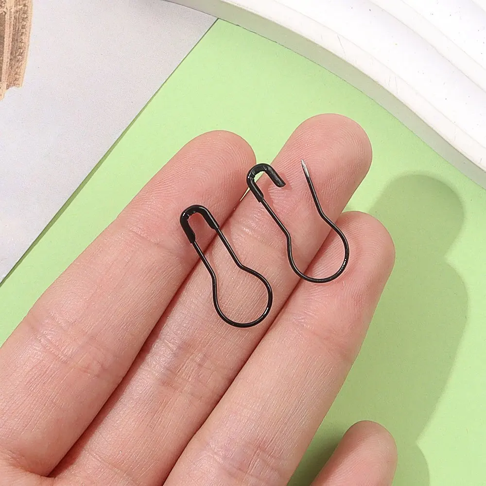 86/310/620pcs Black Safety Gourd-shaped Pins,DIY Woven Clothing Accessoriesfor Christmas Thanksgiving Halloween Gift Accessories