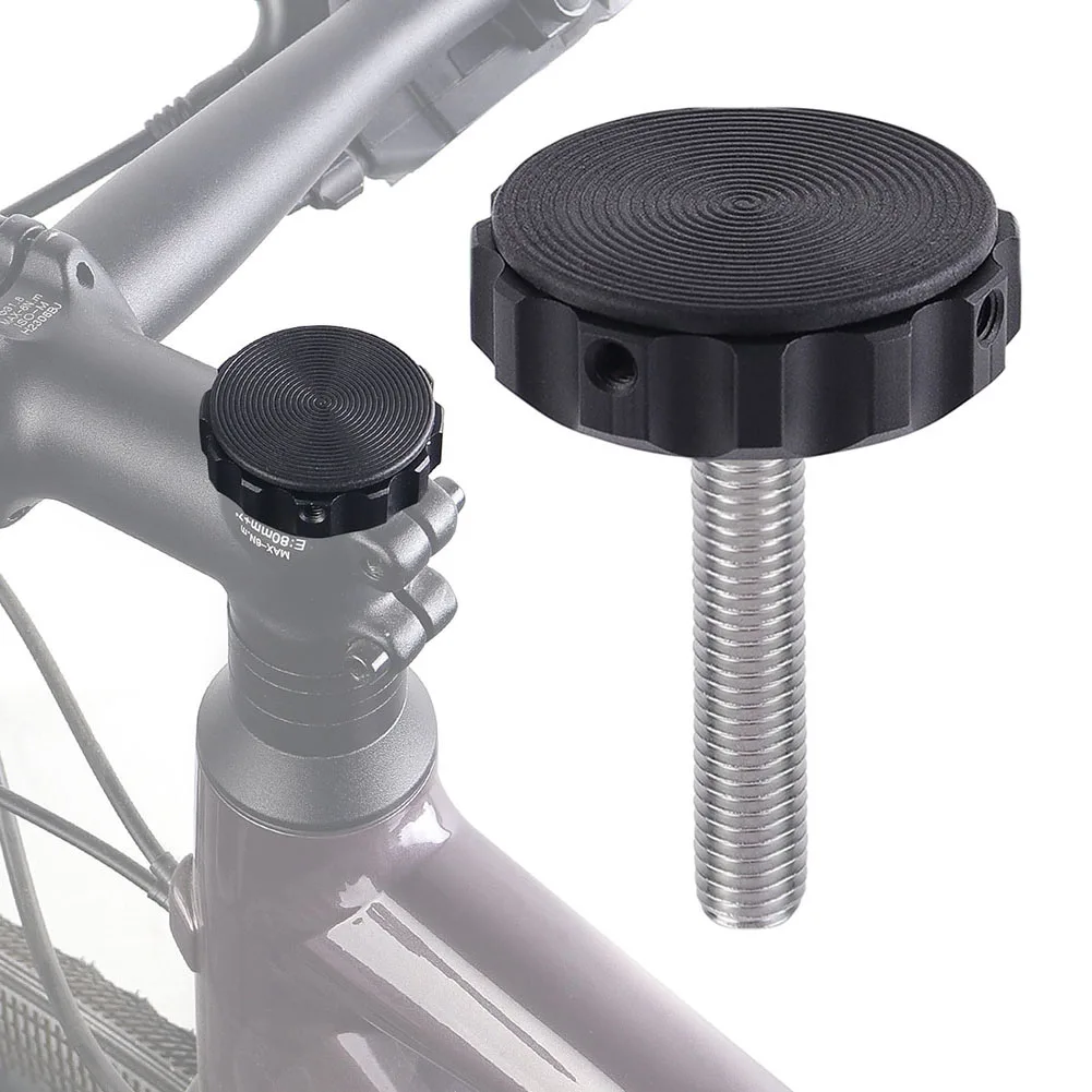 Bicycle Mount Anti-Theft Case Aluminum Alloy Bicycle Tracker Mount Bracket Bicycle Headset Cap Protective Case for Airtag