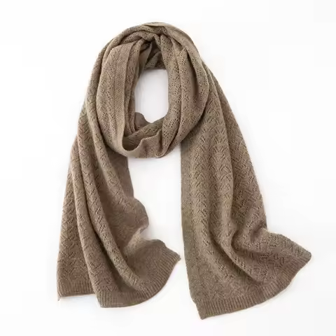 Women 100% Pure Cashmere Scarf Winter Warm Soft Cozy Knit Long Wrap Fashion Casual Neck Warmer Cold Weather Accessory