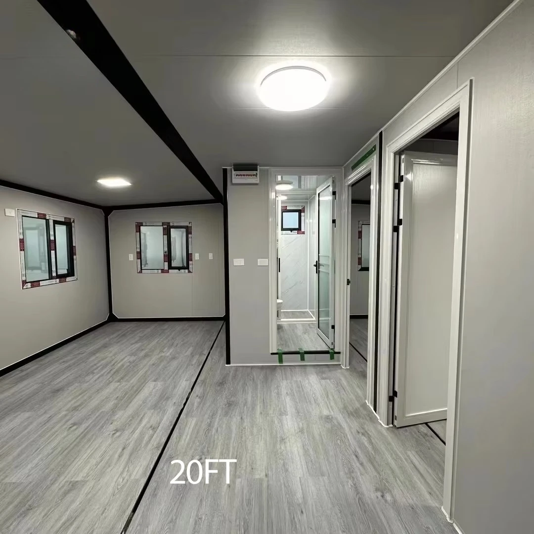 20ft 40ft Container House Custom Modular Expandable Prefabricated Steel Outdoor Studios or Mobile Homes